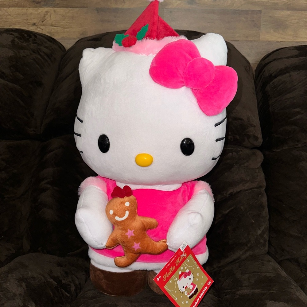Hello Kitty Christmas Plush with Gingerbread